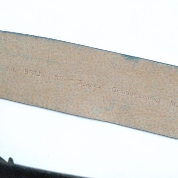 BETSY JOHNSON black square buckle belt - Picture 4 of 7